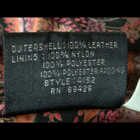 Beautiful LEATHER Byrnes&Baker Vintage Jacket! EUC - Picture 4 of 6